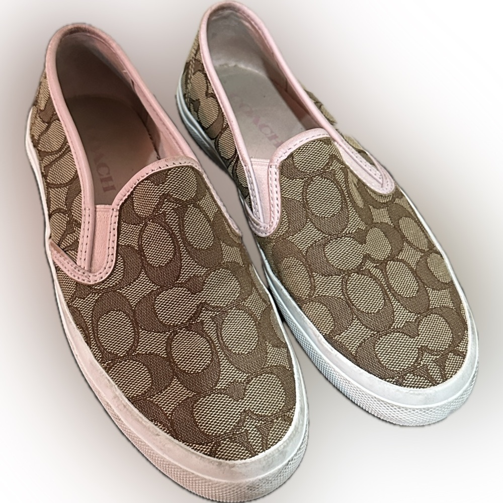 Chrissy coach athletic slip ons, size 7.5